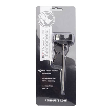 Rhinowares Digital-Thermometer – Präzises Milch-Thermometer mit Alarm