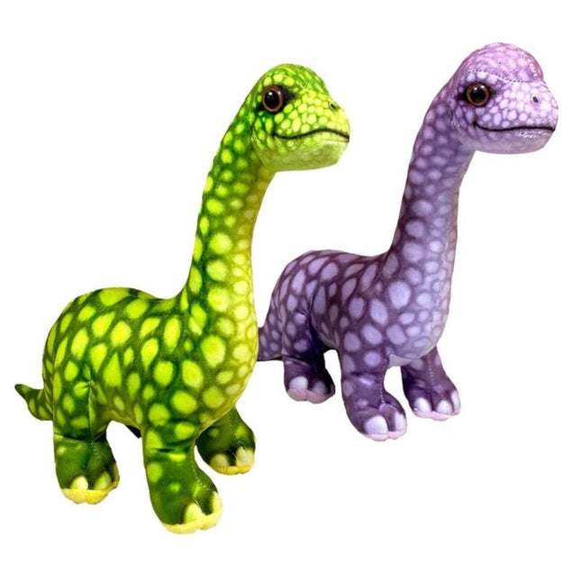 SEO. Dinosaurier Kuscheltier Brachiosaurus - 25 cm Plüschtier süßes weiches Stofftier - Grün Linkreich