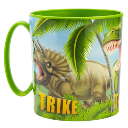 SEO. Dinosaurier Plastiktasse Becher 390ml Tasse für Kinder - Linkreich