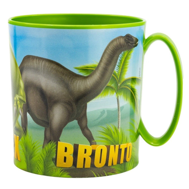 SEO. Dinosaurier Plastiktasse Becher 390ml Tasse für Kinder - Linkreich