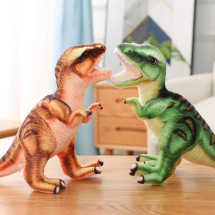 SEO. Dinosaurier T - Rex Kuscheltier - 38cm grünes Plüschtier - Linkreich
