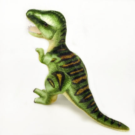 SEO. Dinosaurier T - Rex Kuscheltier - 38cm grünes Plüschtier - Linkreich