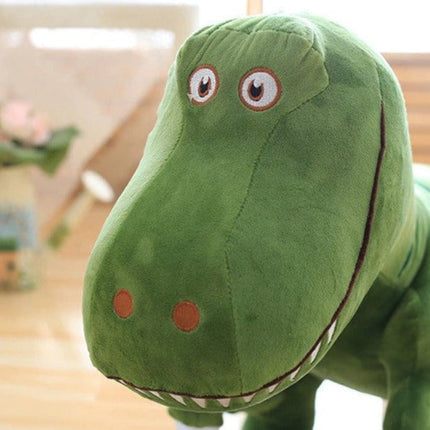 SEO. Dinosaurier T - Rex Kuscheltier - 40cm grünes Plüschtier - Linkreich