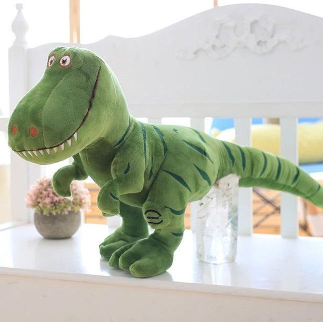 SEO. Dinosaurier T - Rex Kuscheltier - 40cm grünes Plüschtier - Linkreich