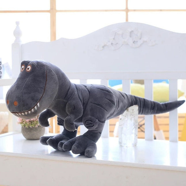 SEO. Dinosaurier T - Rex Kuscheltier - 40cm schwarzes Plüschtier - Linkreich