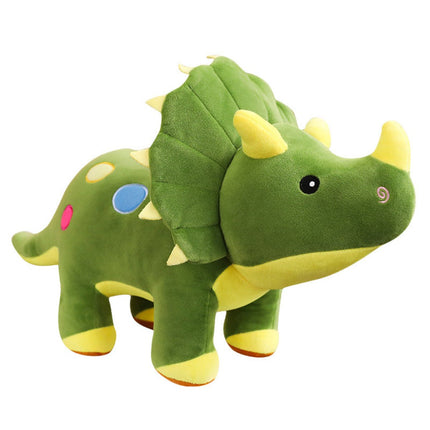SEO. Dinosaurier Triceratops Kuscheltier - 40 cm Plüschtier süßes Stofftier - Linkreich