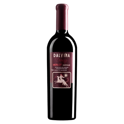 SEO. Dioniz Merlot Barrique 2016 - Rotwein trocken aus Nordmazedonien - Linkreich