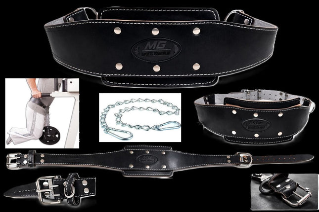 SEO. Dip Gürtel Leder - Schwarz - MG Sports® - G6 - Linkreich