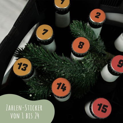 SEO. DIY Bierkasten Banderole mit 24 Deckelaufklebern - Bester Onkel - Linkreich