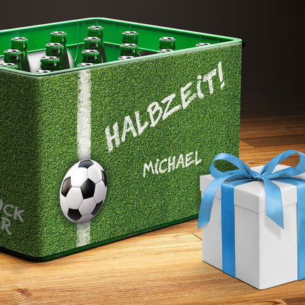 SEO. DIY Bierkasten Banderole mit 24 Deckelaufklebern - Fussball Motiv - Linkreich