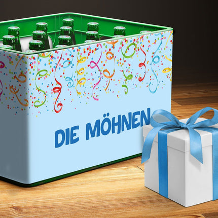 SEO. DIY Bierkasten Banderole mit 24 Deckelaufklebern - Karneval - Linkreich