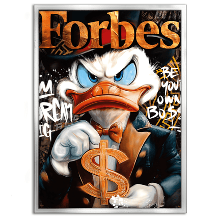 Dollar Dagobert FORBES - Leinwandbild Pop Art / Motivation (Canvas) kaufen bei Linkreich – Jetzt entdecken!