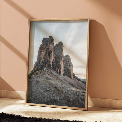 Tre Cime di Lavaredo Wall Art Print – Dolomites Photography