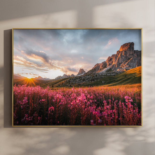 Passo Giau Dolomites Wall Art – Italian Alps Landscape Photography