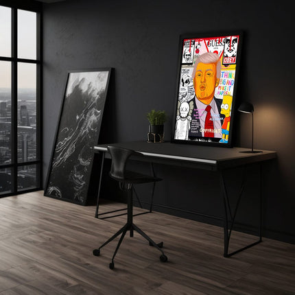 Donald Trump - Leinwandbild Pop Art (Canvas) kaufen bei Linkreich – Jetzt entdecken!