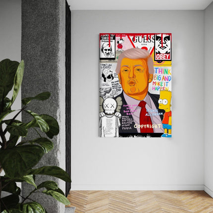 Donald Trump - Leinwandbild Pop Art (Canvas) kaufen bei Linkreich – Jetzt entdecken!