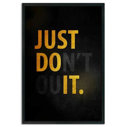 Don't quit - Leinwandbild Motivation (Canvas) kaufen bei Linkreich – Jetzt entdecken!