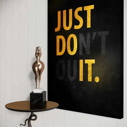 Don't quit - Leinwandbild Motivation (Canvas) kaufen bei Linkreich – Jetzt entdecken!