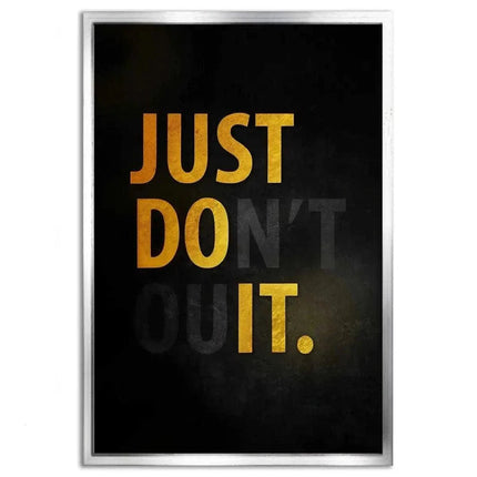 Don't quit - Leinwandbild Motivation (Canvas) kaufen bei Linkreich – Jetzt entdecken!