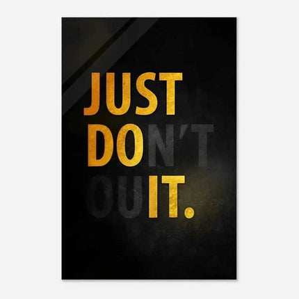 Don't quit - Leinwandbild Motivation (Canvas) kaufen bei Linkreich – Jetzt entdecken!