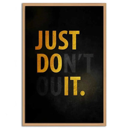 Don't quit - Leinwandbild Motivation (Canvas) kaufen bei Linkreich – Jetzt entdecken!