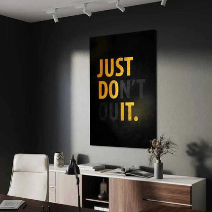 Don't quit - Leinwandbild Motivation (Canvas) kaufen bei Linkreich – Jetzt entdecken!