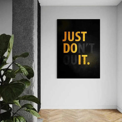 Don't quit - Leinwandbild Motivation (Canvas) kaufen bei Linkreich – Jetzt entdecken!