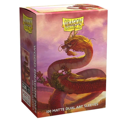 SEO. Dragon Shield: Dual Art Year of the Dragon 2024 Wood Dragon (100) - Linkreich