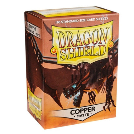 SEO. Dragon Shield Kartenhüllen 63 x 88mm Matte Sleeves Copper (100) - Linkreich
