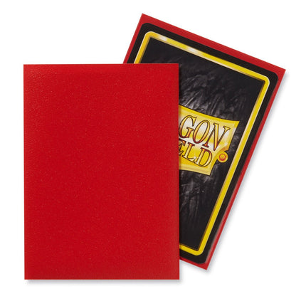 SEO. Dragon Shield Kartenhüllen 63 x 88mm Matte Sleeves Crimson (100) - Linkreich