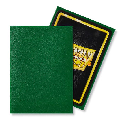 SEO. Dragon Shield Kartenhüllen 63 x 88mm Matte Sleeves Emerald (100) - Linkreich