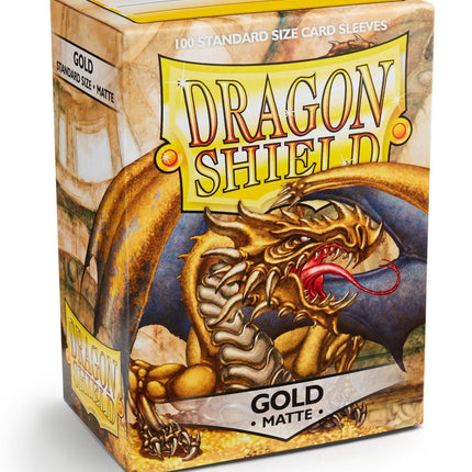 SEO. Dragon Shield Kartenhüllen 63 x 88mm Matte Sleeves Gold (100) - Linkreich