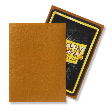 SEO. Dragon Shield Kartenhüllen 63 x 88mm Matte Sleeves Gold (100) - Linkreich