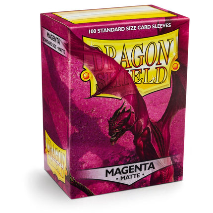 SEO. Dragon Shield Kartenhüllen 63 x 88mm Matte Sleeves Magenta (100) - Linkreich