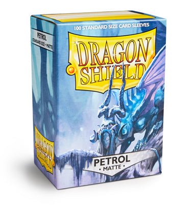 SEO. Dragon Shield Kartenhüllen 63 x 88mm Matte Sleeves Petrol (100) - Linkreich