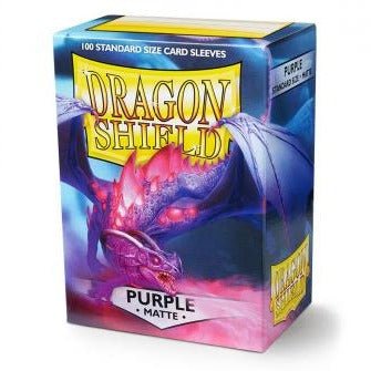 SEO. Dragon Shield Kartenhüllen 63 x 88mm Matte Sleeves Purple (100) - Linkreich