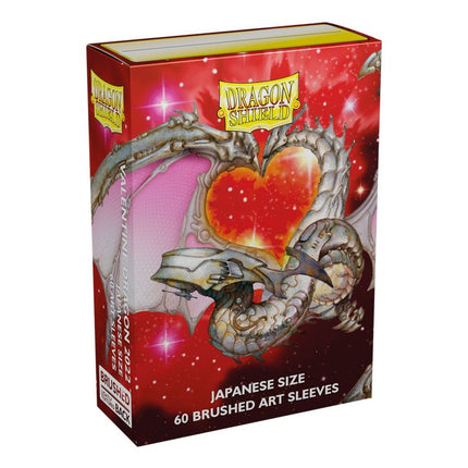SEO. Dragon Shield Kartenhüllen Japanese Brushed Art Sleeves Valentine Dragons (60) - Linkreich