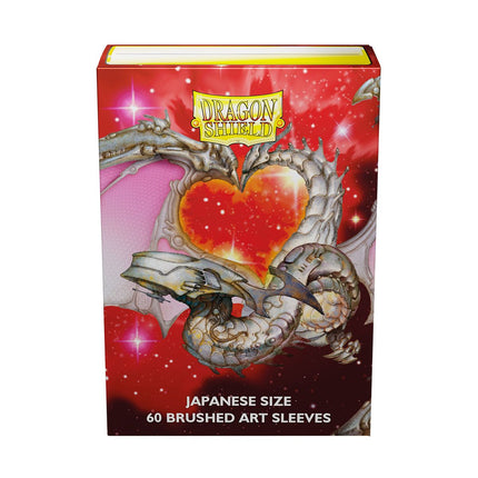SEO. Dragon Shield Kartenhüllen Japanese Brushed Art Sleeves Valentine Dragons (60) - Linkreich