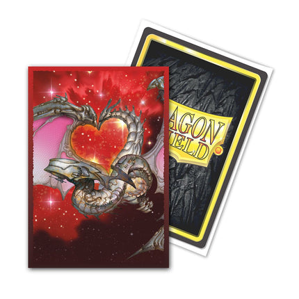 SEO. Dragon Shield Kartenhüllen Japanese Brushed Art Sleeves Valentine Dragons (60) - Linkreich