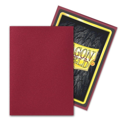 SEO. Dragon Shield Kartenhüllen Matte – Blood Red Sleeves (100) - Linkreich