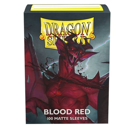 SEO. Dragon Shield Kartenhüllen Matte – Blood Red Sleeves (100) - Linkreich