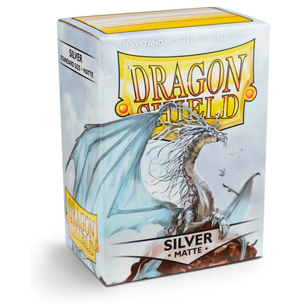 SEO. Dragon Shield Kartenhüllen Matte – Silver (100) - Linkreich
