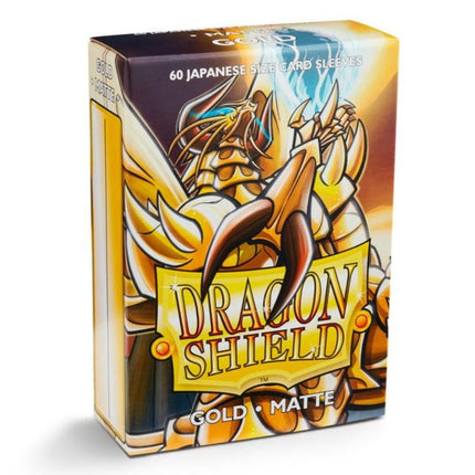 SEO. Dragon Shield Kartenhüllen Sleeves Japanische Größe Matte (60) Gold - Linkreich