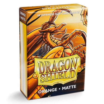 SEO. Dragon Shield Kartenhüllen Sleeves Japanische Größe Matte (60) Orange - Linkreich