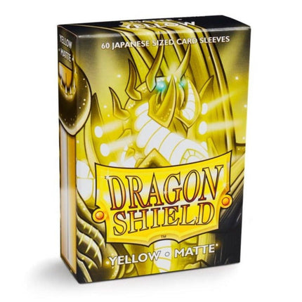 SEO. Dragon Shield Kartenhüllen Sleeves Japanische Größe Matte (60) Yellow - Linkreich