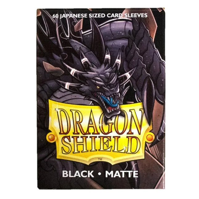 Dragon Shield Kartenhüllen Sleeves Japanische Größe Matte (60) Black