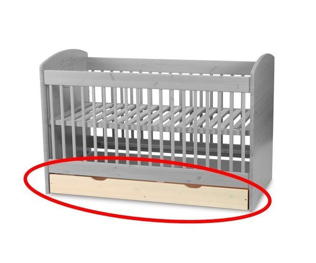 SEO. Dream Bettkasten für Babybett 70x140cm - Massivholz Naturholz Bio - Bett - Natur Linkreich