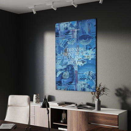 Dreams don't Work - Leinwandbild Motivation (Canvas) kaufen bei Linkreich – Jetzt entdecken!