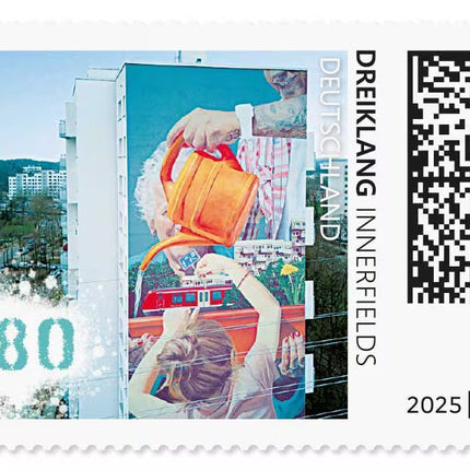 SEO. Dreiklang - innerfields, Briefmarke zu 1,80 €, 10er - Bogen - Linkreich