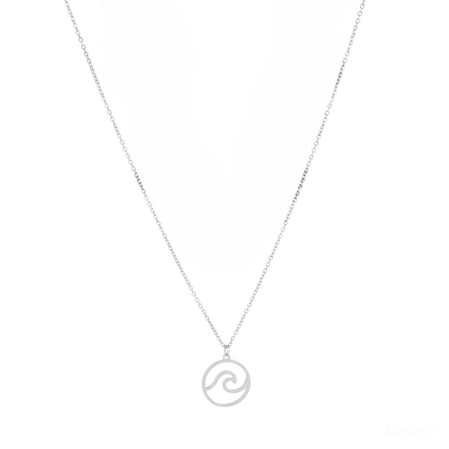 WAVE NECKLACE SILVER